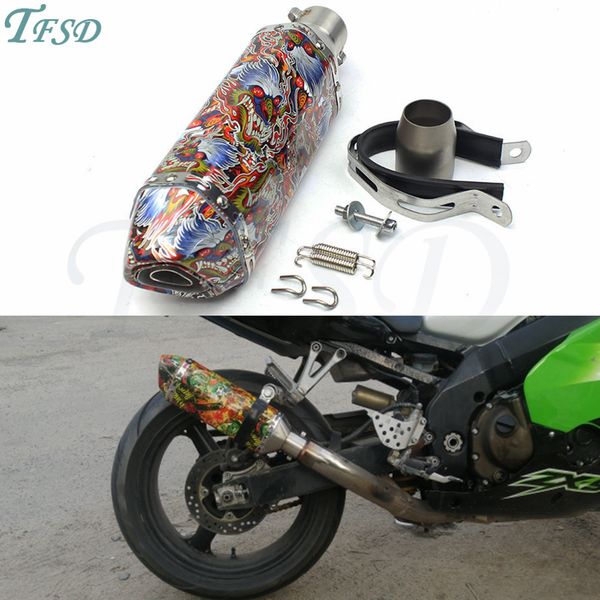 new fashion muffler 36-51mm universal motorcycle for akrapovic exhaust pipe modified muffler for ninja 300r 250r zx6r
new fashion muffler 36-51mm universal motorcycle for akrapovic exhaust pipe modified muffler for ninja 300r 250r zx6r