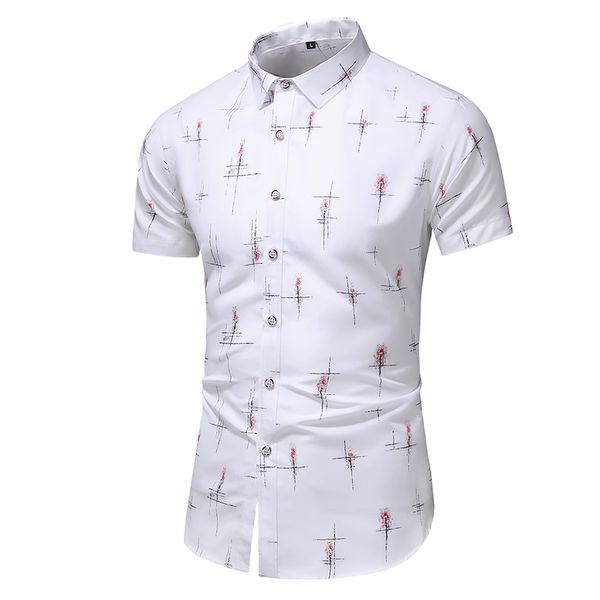 multi-color men business casual printed summer short sleeve white blue shirts male slim dress shirt chemise homme plus size 7xl, White;black
multi-color men business casual printed summer short sleeve white blue shirts male slim dress shirt chemise homme plus size 7xl, White;black
