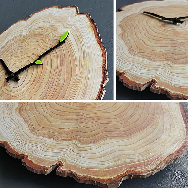 living room decoration wood grain quartz modern durable mute running battery operated practical wall clock simple annual ring
living room decoration wood grain quartz modern durable mute running battery operated practical wall clock simple annual ring