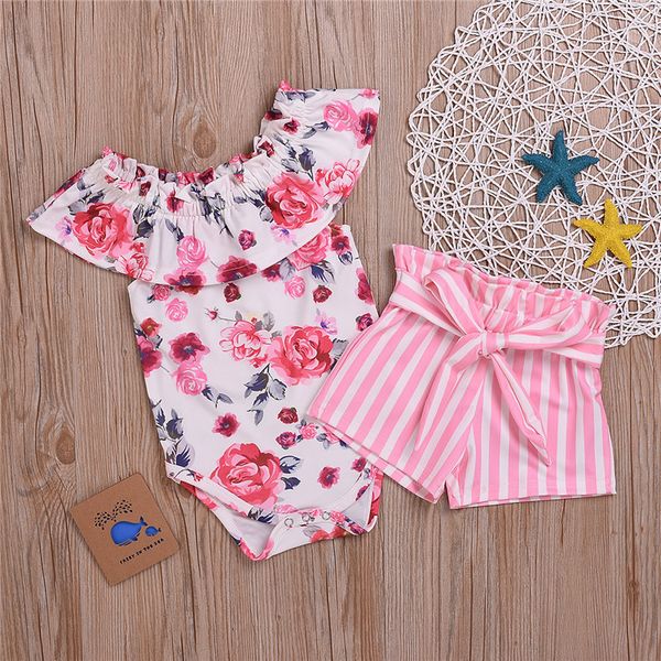 summer baby girl kids clothes set flying-sleeve printed creeping clothes+striped shorts 2pcs kids designer clothes girls jy409, White
summer baby girl kids clothes set flying-sleeve printed creeping clothes+striped shorts 2pcs kids designer clothes girls jy409, White