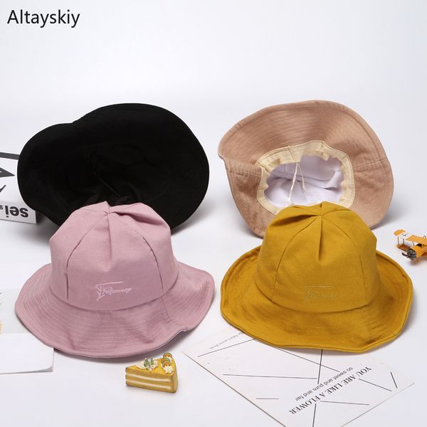 bucket hats women chic sweet girls summer hat harajuku shade sun womens students kawaii korean style all-match cap couple casual, Blue;gray
bucket hats women chic sweet girls summer hat harajuku shade sun womens students kawaii korean style all-match cap couple casual, Blue;gray