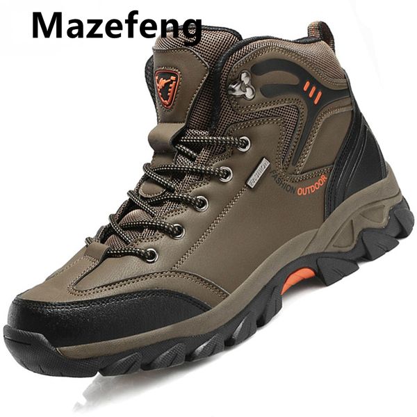 brand men's boots autumn work boots luxury men outdoor waterproof punk sneakers man ankle desert footwear wide, Black
brand men's boots autumn work boots luxury men outdoor waterproof punk sneakers man ankle desert footwear wide, Black