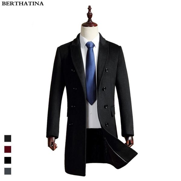 2018 new winter wool coat men leisure medium long sections woolen coats men's pure color double-breasted coat for men overcoat, Black
2018 new winter wool coat men leisure medium long sections woolen coats men's pure color double-breasted coat for men overcoat, Black