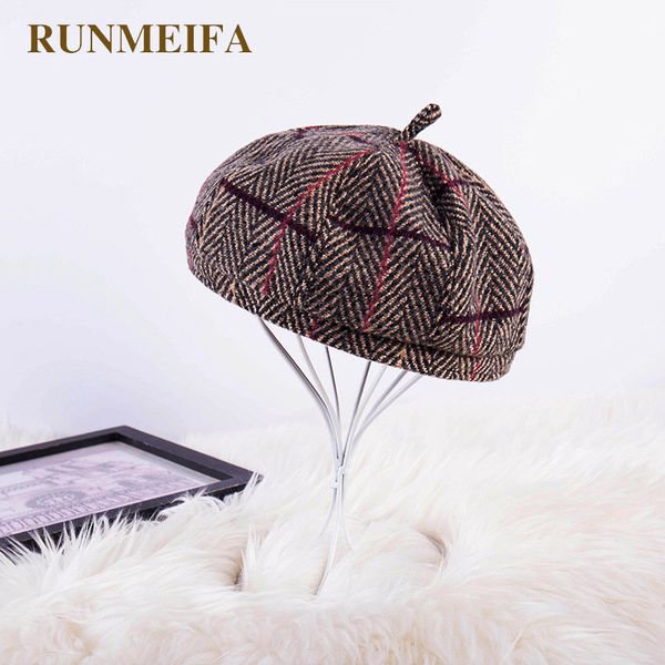 berets runmeifa 2021 fashion spring autumn women artist striped beret femme bonnet retro caps for lady casual cap, Blue;gray
berets runmeifa 2021 fashion spring autumn women artist striped beret femme bonnet retro caps for lady casual cap, Blue;gray