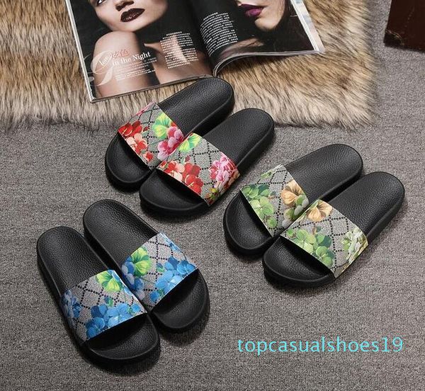 men women slippers with box luxury designer classic fashion soft slide sandals floral printing casual rubber flip flops slipper floral t19, Black
men women slippers with box luxury designer classic fashion soft slide sandals floral printing casual rubber flip flops slipper floral t19, Black