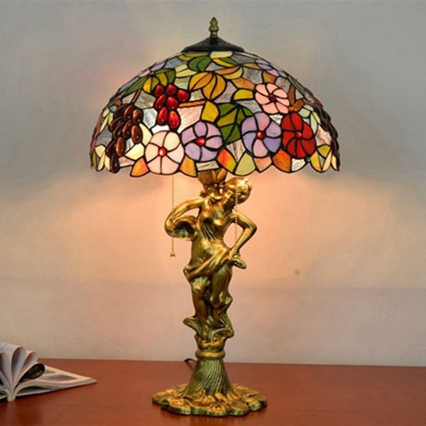 Tiffany style stained glass table lamps hotel bedroom alloy base bedside lamp European cafe fashion retro desk lamp TF038
Tiffany style stained glass table lamps hotel bedroom alloy base bedside lamp European cafe fashion retro desk lamp TF038