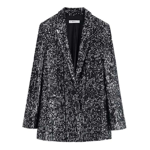 malina casual single button blazers women fashion solid notched jackets women elegant sequined suits female ladies ld, White;black
malina casual single button blazers women fashion solid notched jackets women elegant sequined suits female ladies ld, White;black