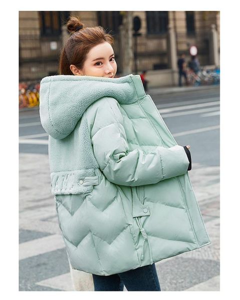 down cotton-padded jacket female long in easing the new women's clothing in 2019 winter cotton quilted jacket winter coat, Black
down cotton-padded jacket female long in easing the new women's clothing in 2019 winter cotton quilted jacket winter coat, Black