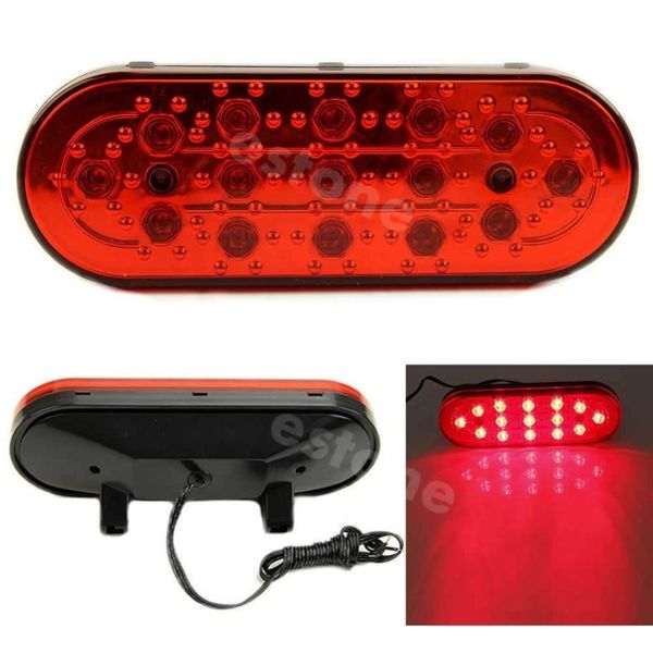universal 12v 15 led car rear strobe tail brake drl slight fog flashing lamp