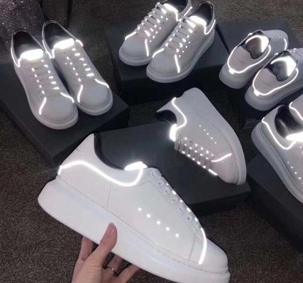 Luxury Designer Women Reflective Casual Shoes Dress Shoes for lady Platform Designer Shoe Leather Lace Up
Luxury Designer Women Reflective Casual Shoes Dress Shoes for lady Platform Designer Shoe Leather Lace Up