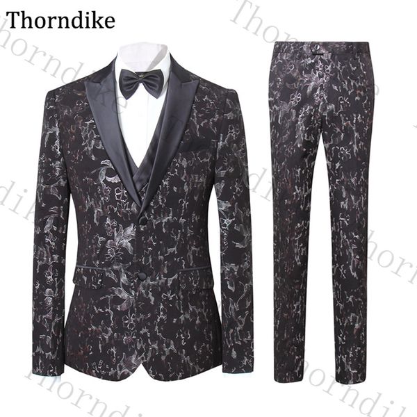 thorndike new floral print men suit peaked lapel wedding party suit for men 2020 slim fit groomsmen tuxedos(jacket+vest+pants, White;black
thorndike new floral print men suit peaked lapel wedding party suit for men 2020 slim fit groomsmen tuxedos(jacket+vest+pants, White;black