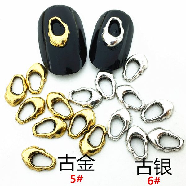 10pcs/bag japan 3d nail art decoration metal alloy 6*9mm irregular fancy style nail parter diy charm tools supplies, Silver;gold
10pcs/bag japan 3d nail art decoration metal alloy 6*9mm irregular fancy style nail parter diy charm tools supplies, Silver;gold