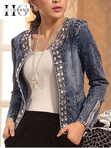 hee grand jeans jackets women chaqueta mujer autumn denim jacket casaco women crystal slim short outwear plus size s-4xl wwj920, Black;brown
hee grand jeans jackets women chaqueta mujer autumn denim jacket casaco women crystal slim short outwear plus size s-4xl wwj920, Black;brown