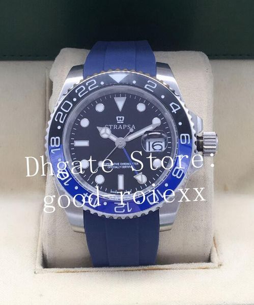 mens ceramic bezel mechanical 2813 batman master watch men color oysterflex rubber gmt 116713 126711 126715 116710 126719 126710 watches, Slivery;brown
mens ceramic bezel mechanical 2813 batman master watch men color oysterflex rubber gmt 116713 126711 126715 116710 126719 126710 watches, Slivery;brown