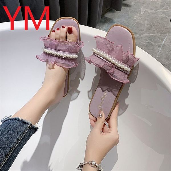 summer women sandals beading fashion wild outdoor women falbala slides large size 42 simple light and comfortable women's shoes, Black
summer women sandals beading fashion wild outdoor women falbala slides large size 42 simple light and comfortable women's shoes, Black