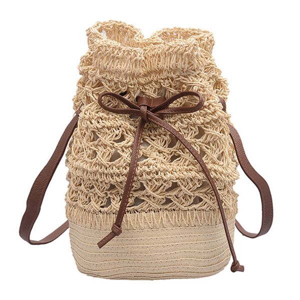 woven open bucket bag fashion beach bag simple straw bucket women's hollow shoulder diagonal package
woven open bucket bag fashion beach bag simple straw bucket women's hollow shoulder diagonal package