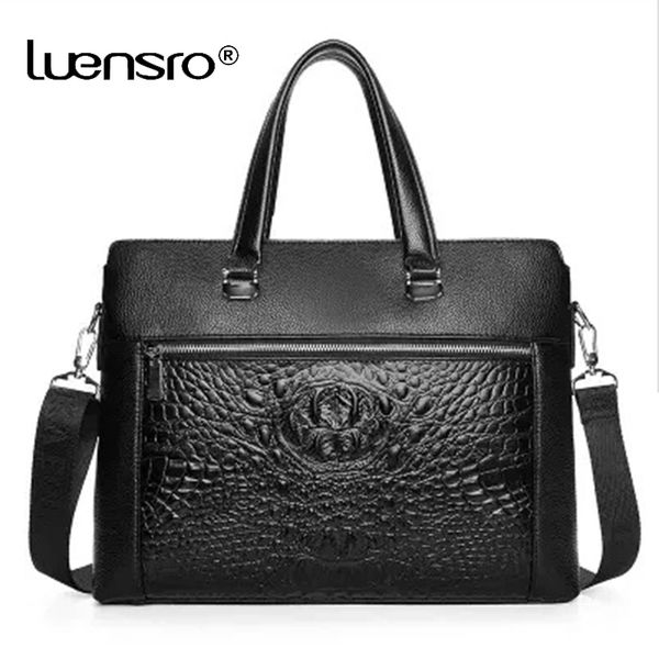 new designer men briefcase genuine leather fashion men shoulder bag crocodile pattern briefcases male laphandbag business
new designer men briefcase genuine leather fashion men shoulder bag crocodile pattern briefcases male laphandbag business