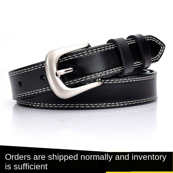 casual women's pin buckle trousers belt second layer cowhide women's belt, Black;brown
casual women's pin buckle trousers belt second layer cowhide women's belt, Black;brown