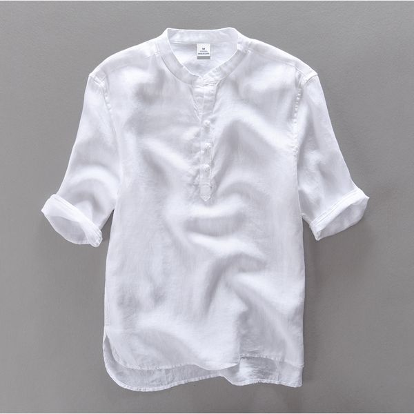 2019 brand clothing 100% linen men shirt slim fit casual dress shirts men summer shirt short sleeve mens camisa masculina camisa, White;black
2019 brand clothing 100% linen men shirt slim fit casual dress shirts men summer shirt short sleeve mens camisa masculina camisa, White;black