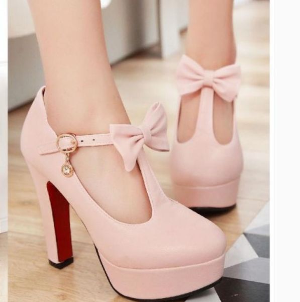 2019 bowknot women's shoes in spring and autumn with new style high heel coarse heel round head waterproof table @180, Black
2019 bowknot women's shoes in spring and autumn with new style high heel coarse heel round head waterproof table @180, Black