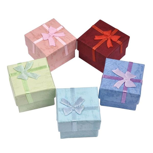 1pc 4*4cm jewelry packaging display organizer box present gift boxes for jewellery earring rings storage box bowknot 5 colors, Black;white
1pc 4*4cm jewelry packaging display organizer box present gift boxes for jewellery earring rings storage box bowknot 5 colors, Black;white