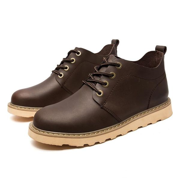 leather mens british shoes women martin boots man retro simple casual loafers cowskin fashion flats for gentleman zy212, Black
leather mens british shoes women martin boots man retro simple casual loafers cowskin fashion flats for gentleman zy212, Black