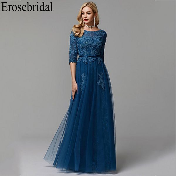 erosebridal half sleeve long formal dress evening gown with lace up back lace long evening dress 2019 occasion dresses for women, White;black
erosebridal half sleeve long formal dress evening gown with lace up back lace long evening dress 2019 occasion dresses for women, White;black