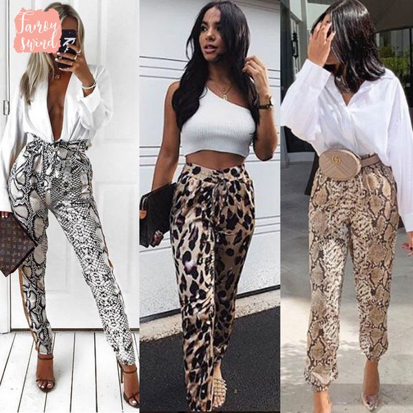 women casual leopard pants fashion pants sports slacks trousers elastic waist ladies snake skin harem pants women clothing, Black;white
women casual leopard pants fashion pants sports slacks trousers elastic waist ladies snake skin harem pants women clothing, Black;white