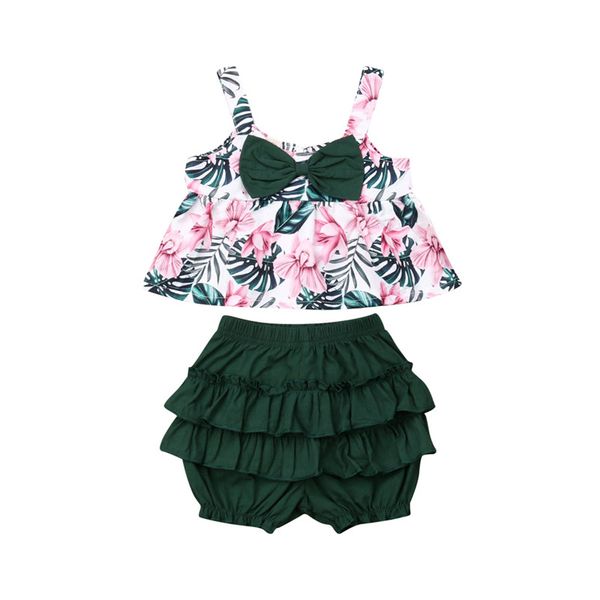 2019 New Boho Summer Kids Baby Girl Clothes Sets 2Pcs Bow Floral Slip Vest Tanks Lace Shorts Cotton Baby Girl Outfits 0-4Y
2019 New Boho Summer Kids Baby Girl Clothes Sets 2Pcs Bow Floral Slip Vest Tanks Lace Shorts Cotton Baby Girl Outfits 0-4Y