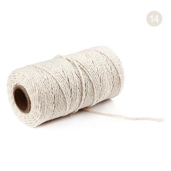 100m long/100yard pure cotton twisted cord rope crafts macrame artisan string beige linen rope home decoration accessories f12, Black;white
100m long/100yard pure cotton twisted cord rope crafts macrame artisan string beige linen rope home decoration accessories f12, Black;white