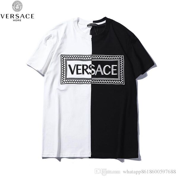 2019 new summer men's and women's letter pattern embroidery couple short sleeve loose comfortable trend personality round neck, White
2019 new summer men's and women's letter pattern embroidery couple short sleeve loose comfortable trend personality round neck, White