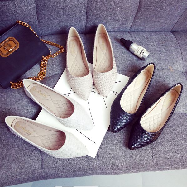 retro woman shoes pointed toe female footwear casual sneaker 2020 fashion women's autumn shallow mouth knitting flats dress, Black
retro woman shoes pointed toe female footwear casual sneaker 2020 fashion women's autumn shallow mouth knitting flats dress, Black