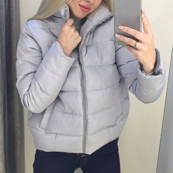 winter cotton padded coat women bubble coat jackets casual zipper stand collar solid short outerwear female parkas 2019, Black
winter cotton padded coat women bubble coat jackets casual zipper stand collar solid short outerwear female parkas 2019, Black