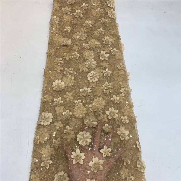 latest embroidered 3d lace fabric african lace wedding handmade beade french fabric for dress 5yards, Pink;blue
latest embroidered 3d lace fabric african lace wedding handmade beade french fabric for dress 5yards, Pink;blue