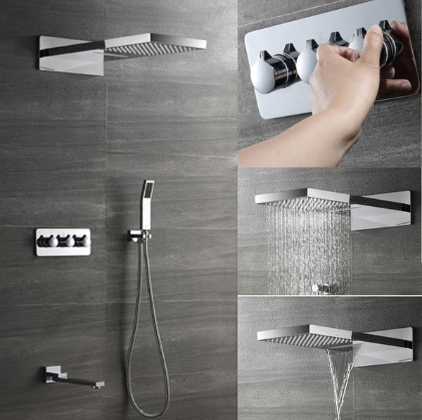 570x130mm rectangular wall mounted shower head 4 way cold mixer valave embed box easy install high flow shower faucet tap set
570x130mm rectangular wall mounted shower head 4 way cold mixer valave embed box easy install high flow shower faucet tap set