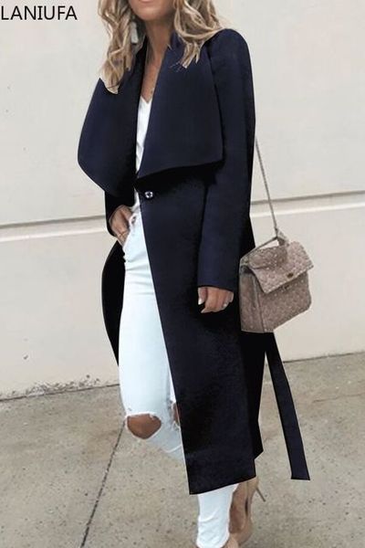 autumn women woollen coat long sleeve winter turn-down collar oversize blazer outwear jacket overcoats loose coat women mujer, Black
autumn women woollen coat long sleeve winter turn-down collar oversize blazer outwear jacket overcoats loose coat women mujer, Black