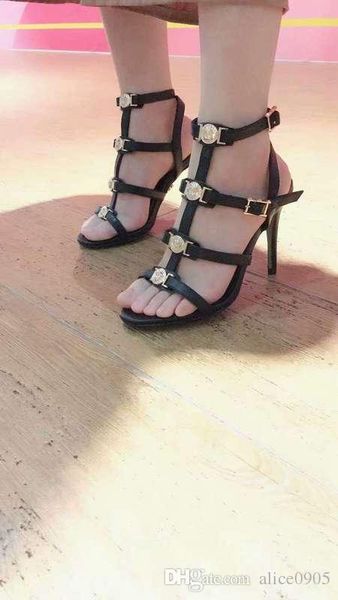 Новый Medusa женские сандалии Slingbacks на высоком каблуке 9 см платье свадебное ремешок на щиколотке из натуральной кожи Размер 35-42 
Новый Medusa женские сандалии Slingbacks на высоком каблуке 9 см платье свадебное ремешок на щиколотке из натуральной кожи Размер 35-42