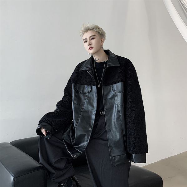 2019 autumn and winter new style homemade lamb wool stitching pu jacket fashion casual loose thick warm jacket black m-xl, Black;brown
2019 autumn and winter new style homemade lamb wool stitching pu jacket fashion casual loose thick warm jacket black m-xl, Black;brown