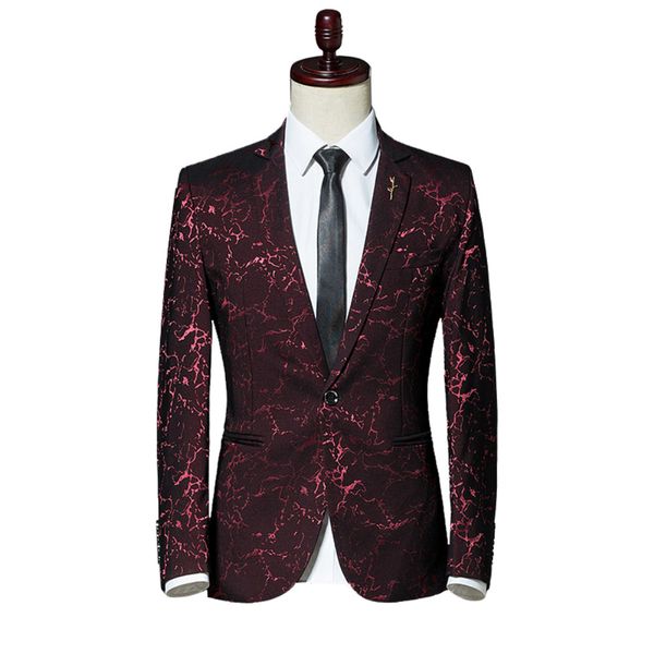 2019 new autumn suit small suit men's printed casual loose suits men's fashion slim temperament jacket plus size m-5xl, White;black
2019 new autumn suit small suit men's printed casual loose suits men's fashion slim temperament jacket plus size m-5xl, White;black