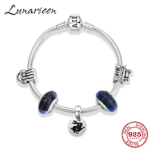 murano glass blue pendant 925 silver charm snake bone chain bracelets beads jewelry women accessories cute bracelet, Golden;silver
murano glass blue pendant 925 silver charm snake bone chain bracelets beads jewelry women accessories cute bracelet, Golden;silver