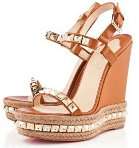 summer sandalias women shoes cataclou studded wedge sandals red bottom sandals high heels gladiator party wedding bridal party eu35-42, Black
summer sandalias women shoes cataclou studded wedge sandals red bottom sandals high heels gladiator party wedding bridal party eu35-42, Black