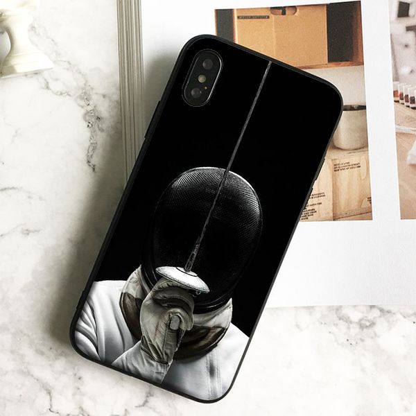 capa luxury fencing foil sport phone case for iphone 11 pro xs max xr 8 7 6s plus 5 se case soft black tpu silicone cover.
capa luxury fencing foil sport phone case for iphone 11 pro xs max xr 8 7 6s plus 5 se case soft black tpu silicone cover.