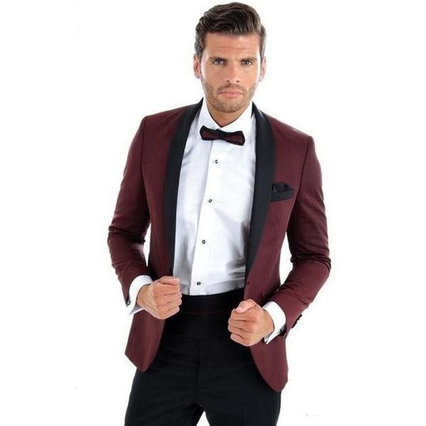 burgundy wedding tuxedos slim fit suits for men groomsmen suit two pieces prom formal suits (jacket+pants+tie) 025, Black;gray
burgundy wedding tuxedos slim fit suits for men groomsmen suit two pieces prom formal suits (jacket+pants+tie) 025, Black;gray