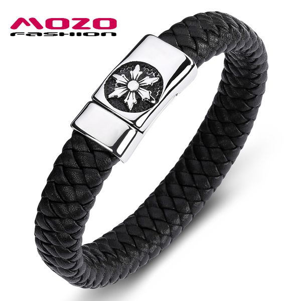 classic men bracelet black leather stainless steel stars magnet buckle bracelets man hexagram punk jewelry ps2075, Golden;silver
classic men bracelet black leather stainless steel stars magnet buckle bracelets man hexagram punk jewelry ps2075, Golden;silver