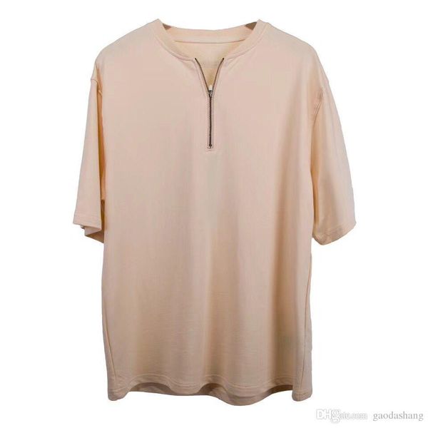 fear of god half-zip short sleeve tee kanye west fog 6th collection cotton jersey tee men streetwear black oversized t-shirt s-xl, White;black
fear of god half-zip short sleeve tee kanye west fog 6th collection cotton jersey tee men streetwear black oversized t-shirt s-xl, White;black