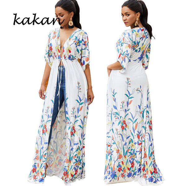 kakan summer new women's beach wild sunscreen dress casual loose digital printing lace dress elastic waist white, Black;gray
kakan summer new women's beach wild sunscreen dress casual loose digital printing lace dress elastic waist white, Black;gray
