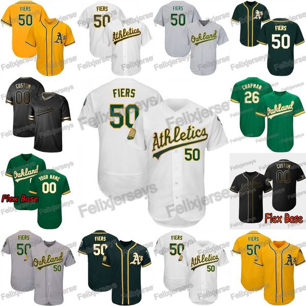 50 Mike Fiers 2019 Golden Edition 50th Matt Chapman Marcus Semien Khris Davis Ramon Laureano Athletics Jurickson Profar Chad Pinder Jersey
50 Mike Fiers 2019 Golden Edition 50th Matt Chapman Marcus Semien Khris Davis Ramon Laureano Athletics Jurickson Profar Chad Pinder Jersey
