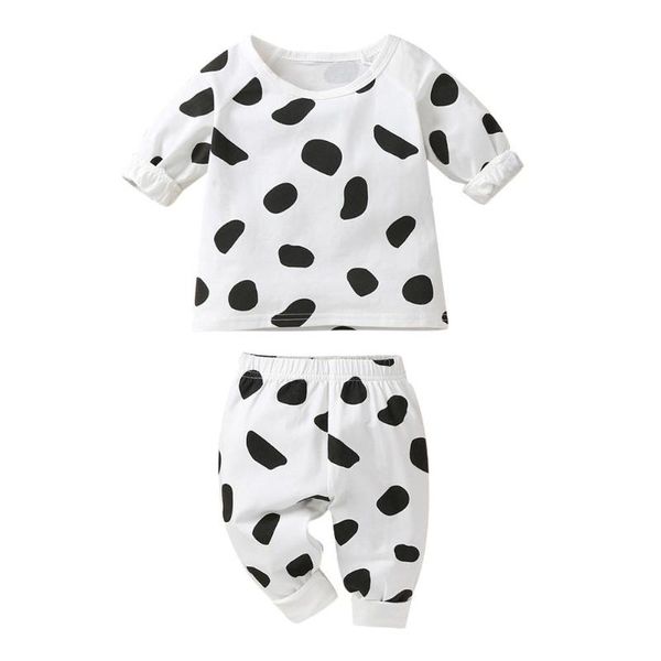 2pcs kids boy girl clothes set breathable personality simplicity autumn cotton long sleeve soft surface print jumper trousers, White
2pcs kids boy girl clothes set breathable personality simplicity autumn cotton long sleeve soft surface print jumper trousers, White