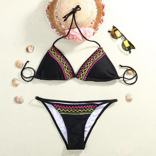 swimwear women bikini set black bandage push-up padded low waist swimsuit 2017 bathing beachsuit
swimwear women bikini set black bandage push-up padded low waist swimsuit 2017 bathing beachsuit