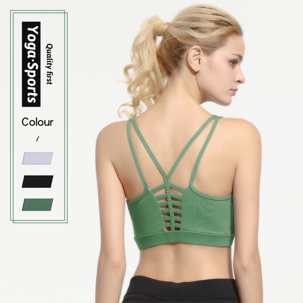 gym clothing good source head running fitness yoga vest woman beauty come back sleep bra wholesale, White;black
gym clothing good source head running fitness yoga vest woman beauty come back sleep bra wholesale, White;black